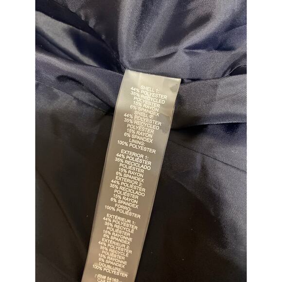 Tommy Hilfiger Faux Double-Breasted Open Front Long Sleeve Blazer Coat Jacket 6 - Picture 5 of 5